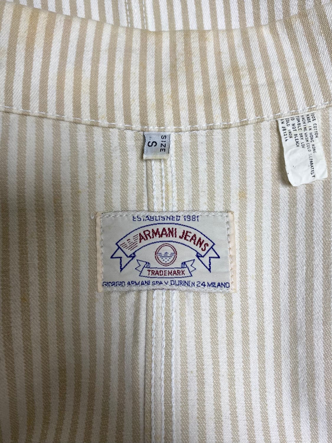 1993년 ARMANI JEANS CHORE JACKET OG 상품이미지8