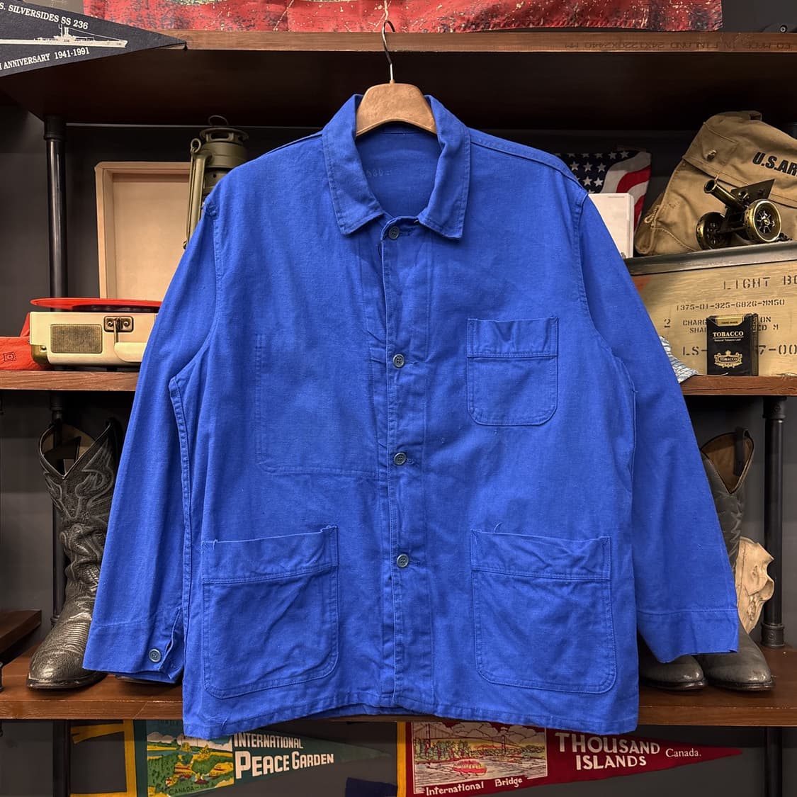 70~80s 프렌치 워크 자켓/빈티지 초어 자켓 N708 상품이미지1