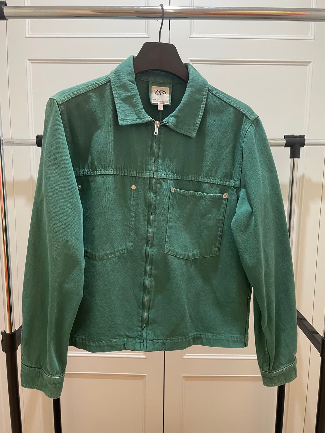 [미사용] ZARA 데님 셔츠 자켓 L 상품이미지1