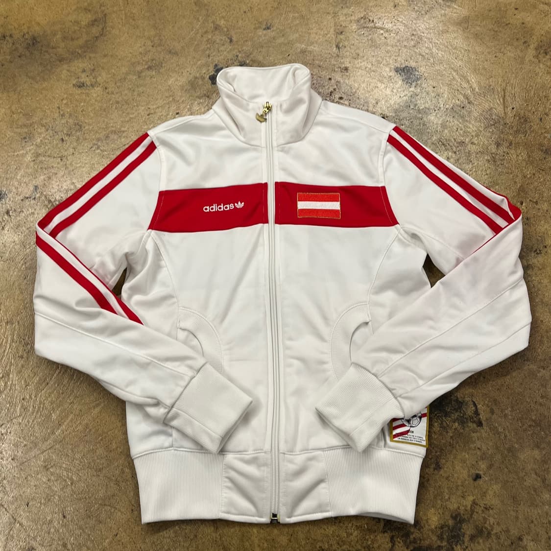 [정품/85] 아디다스 오스트리아 져지 트랙탑 화이트 b8 상품이미지3