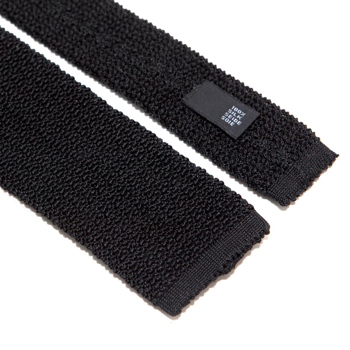 에스콧 실크 니트타이 Ascot Silk Knit Tie 블랙 상품이미지4