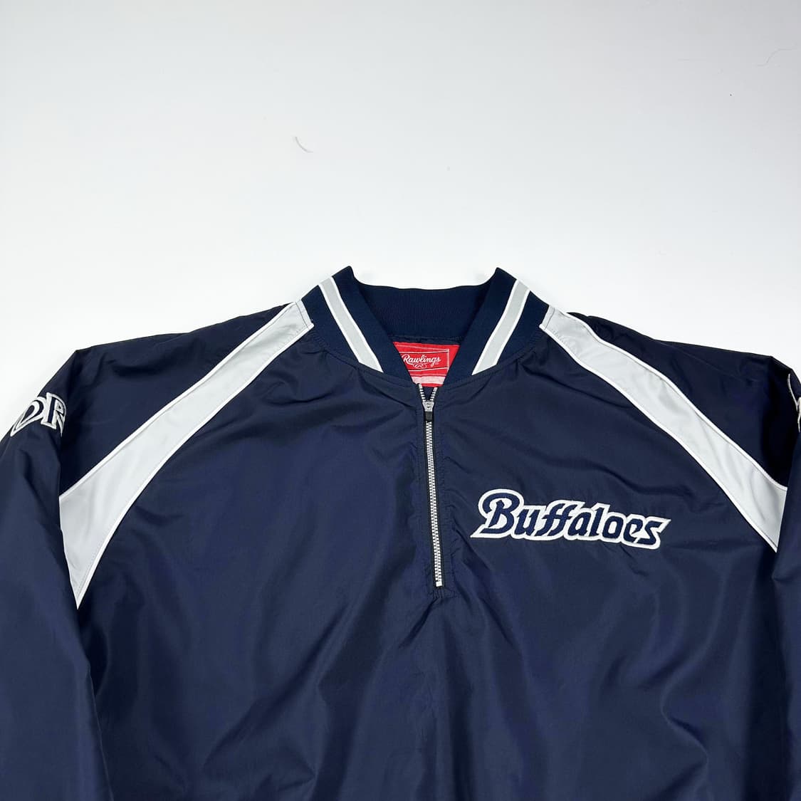 JPN 재팬빈티지 야구 우븐 아노락 웜업 네이비 2XL 상품이미지2