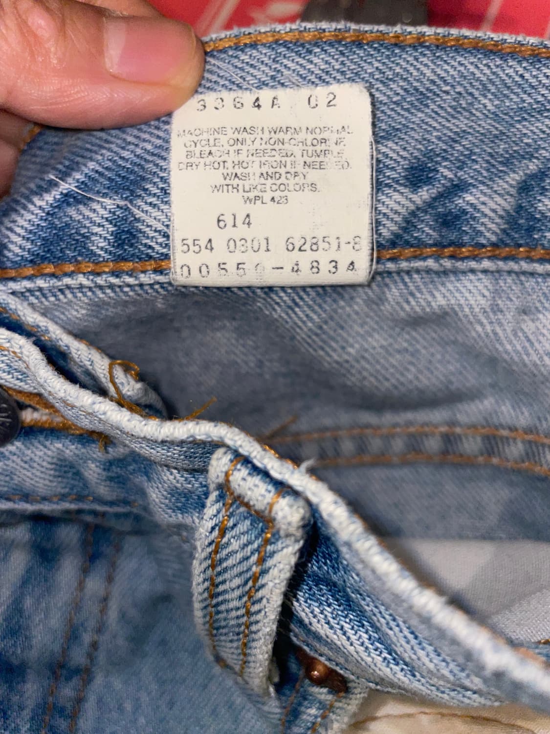 1990's Vintage Levi’s 550 Denim 상품이미지4