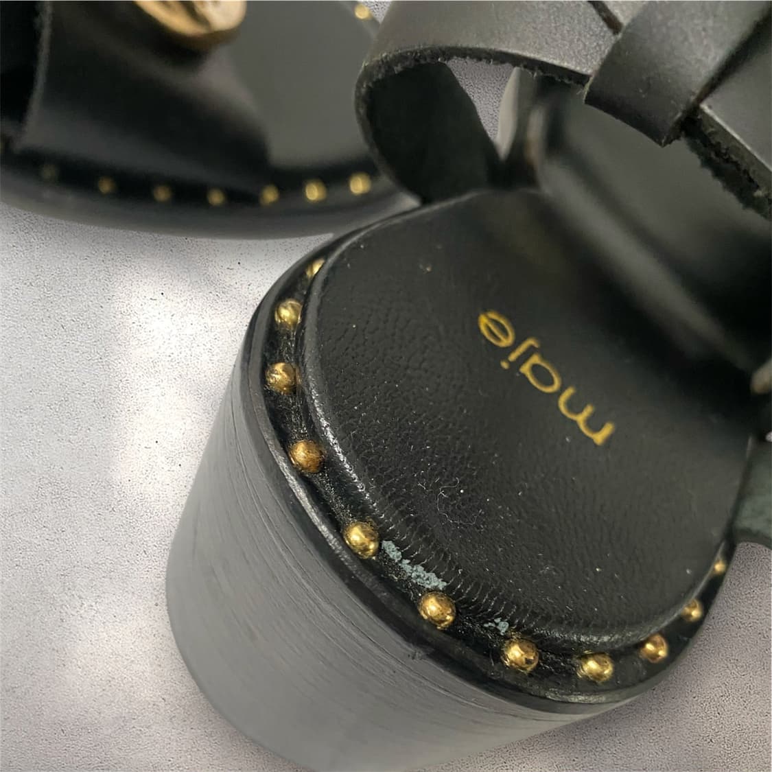 [230] Maje 가죽 골드 버클 스트랩 샌들 (No.545) 상품이미지9