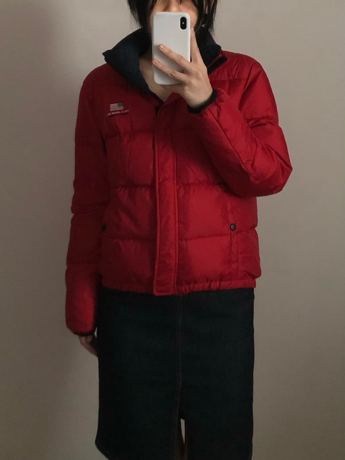 폴로 진스 컴퍼니 성조기 배색 패딩 상품이미지2