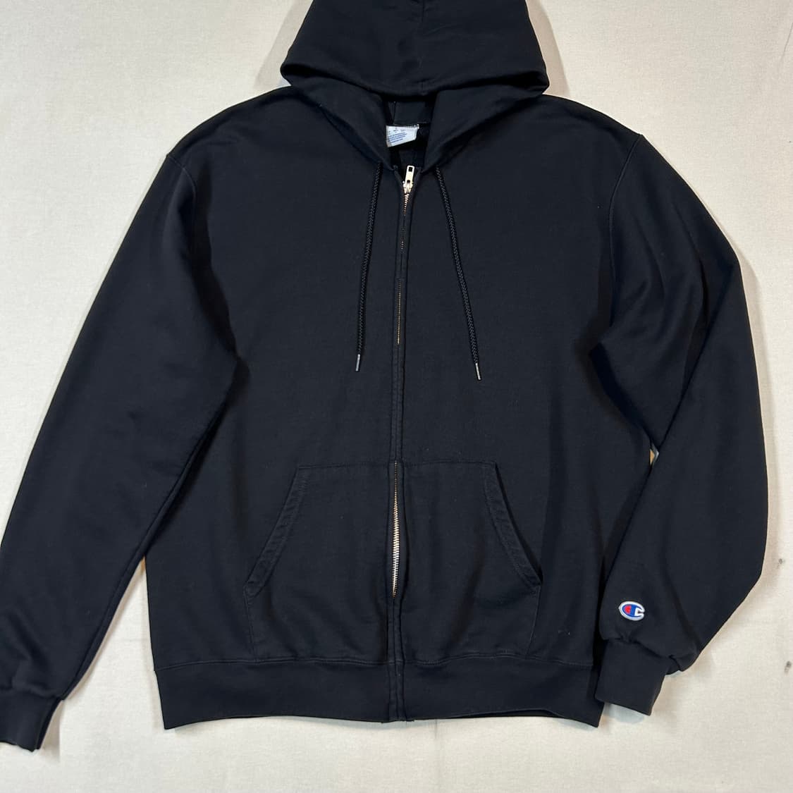 L) 챔피온 블랙 후드집업 상품이미지2