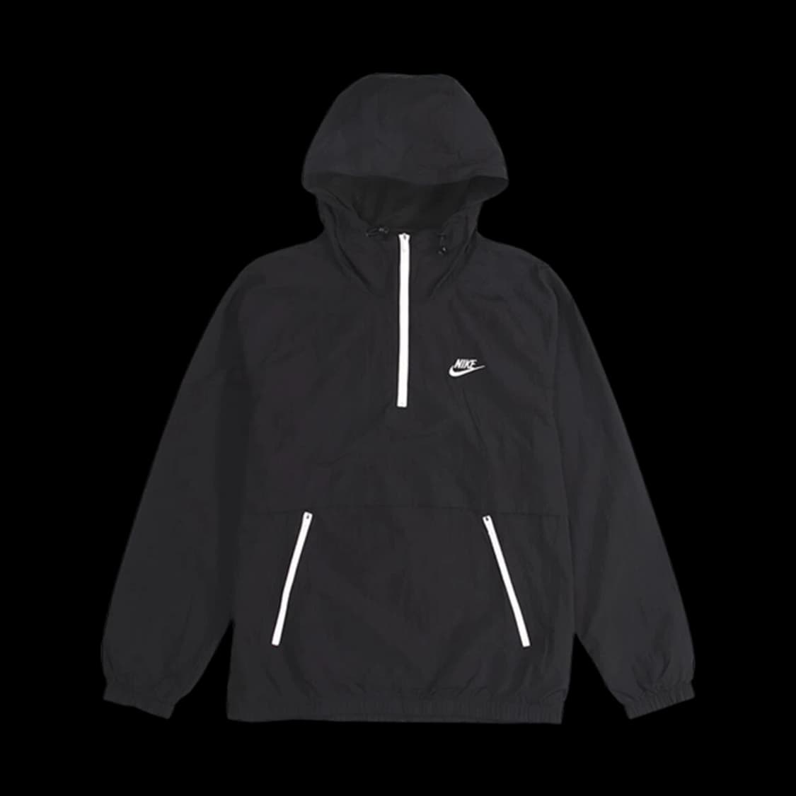 (XL)나이키 스우시 우븐 아노락 자켓 블랙 상품이미지3