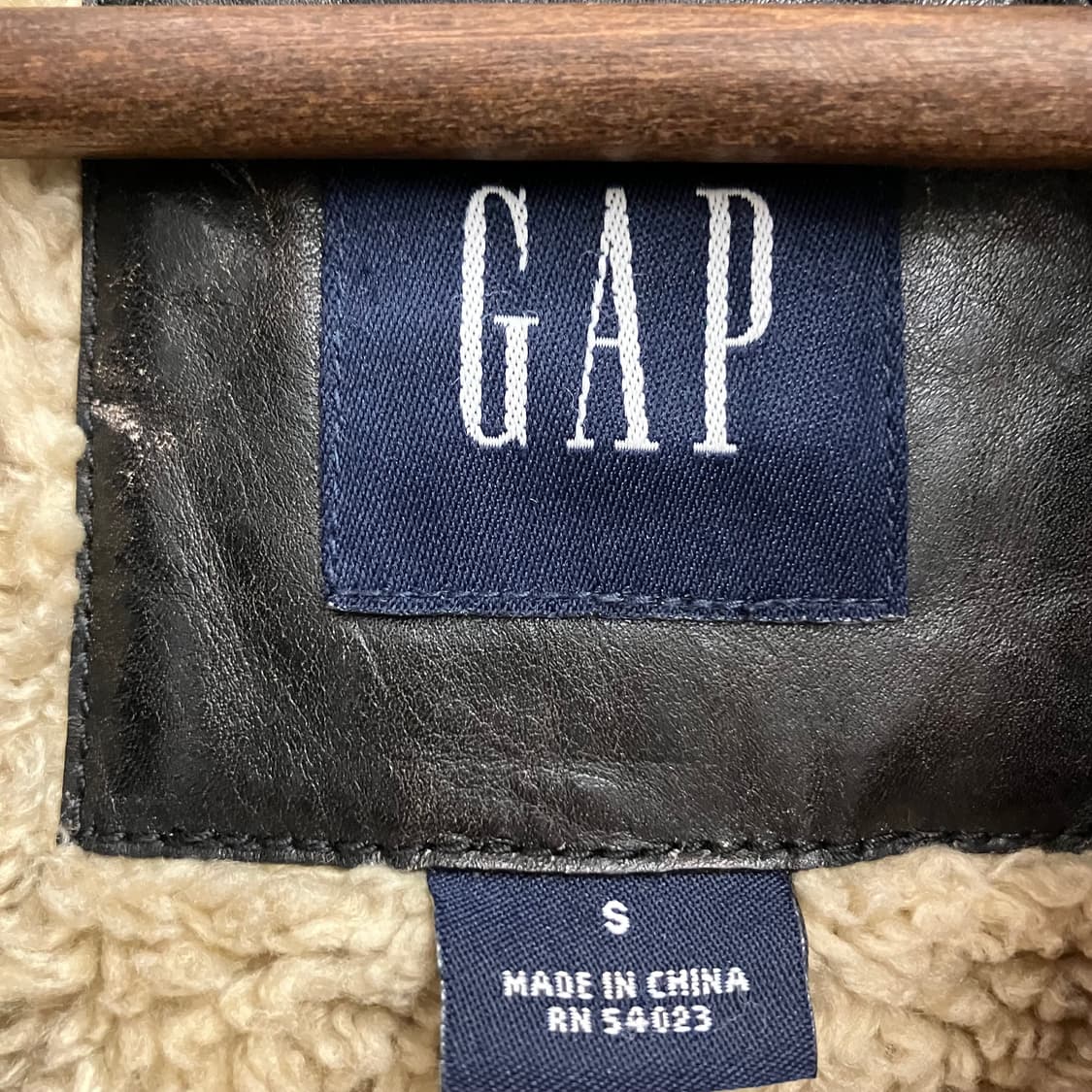 N6 올드 갭 가죽 자켓 상품이미지3