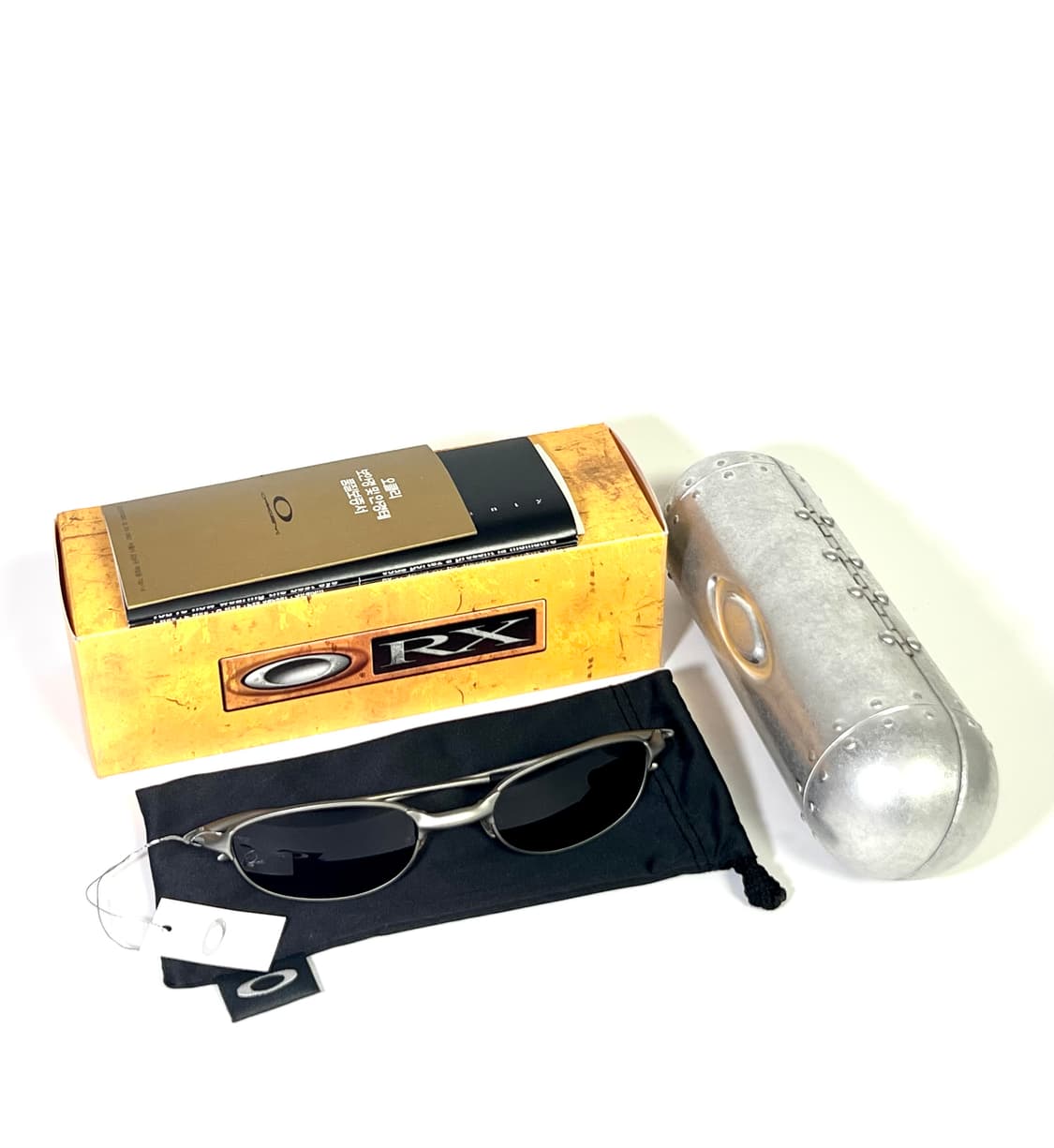 오클리 선글라스 E wire 2.1 실버 미사용 새제품 상품이미지7