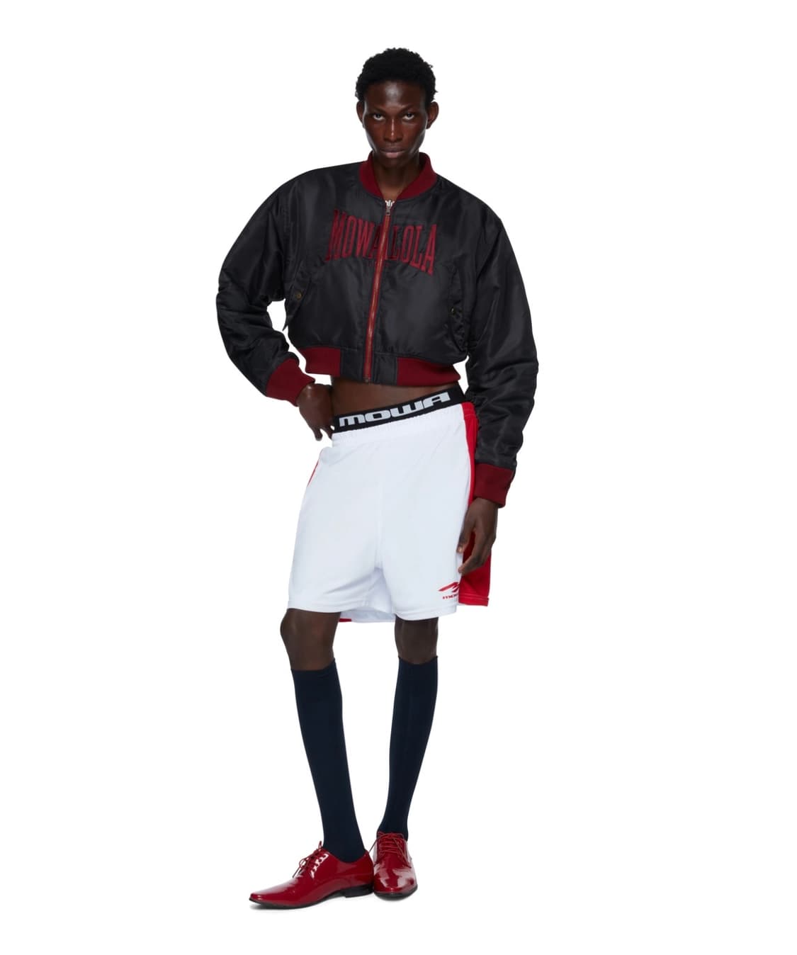 MOWALOLA 타이슨 봄버 자켓 (크롭 봄버 자켓) 리버서블 상품이미지5