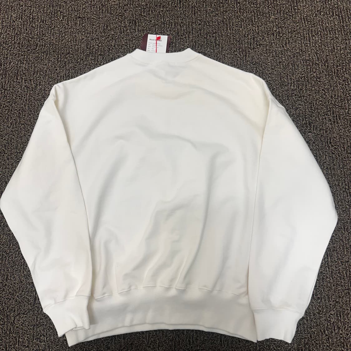 [새상품] 마르디 메크르디 플라워 맨투맨 아이보리 F 상품이미지5