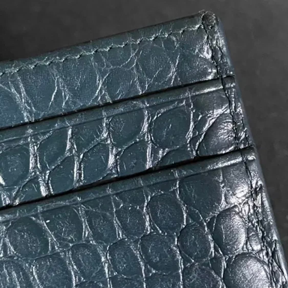 [정품] DAKS 닥스 크로커다일패턴 소가죽 카드지갑 상품이미지4