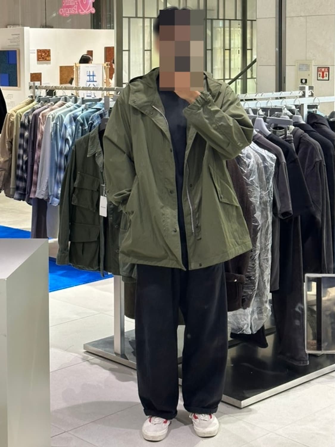 사쥬드크레 타입라이터 나일론 코튼 라이터 파카 상품이미지10