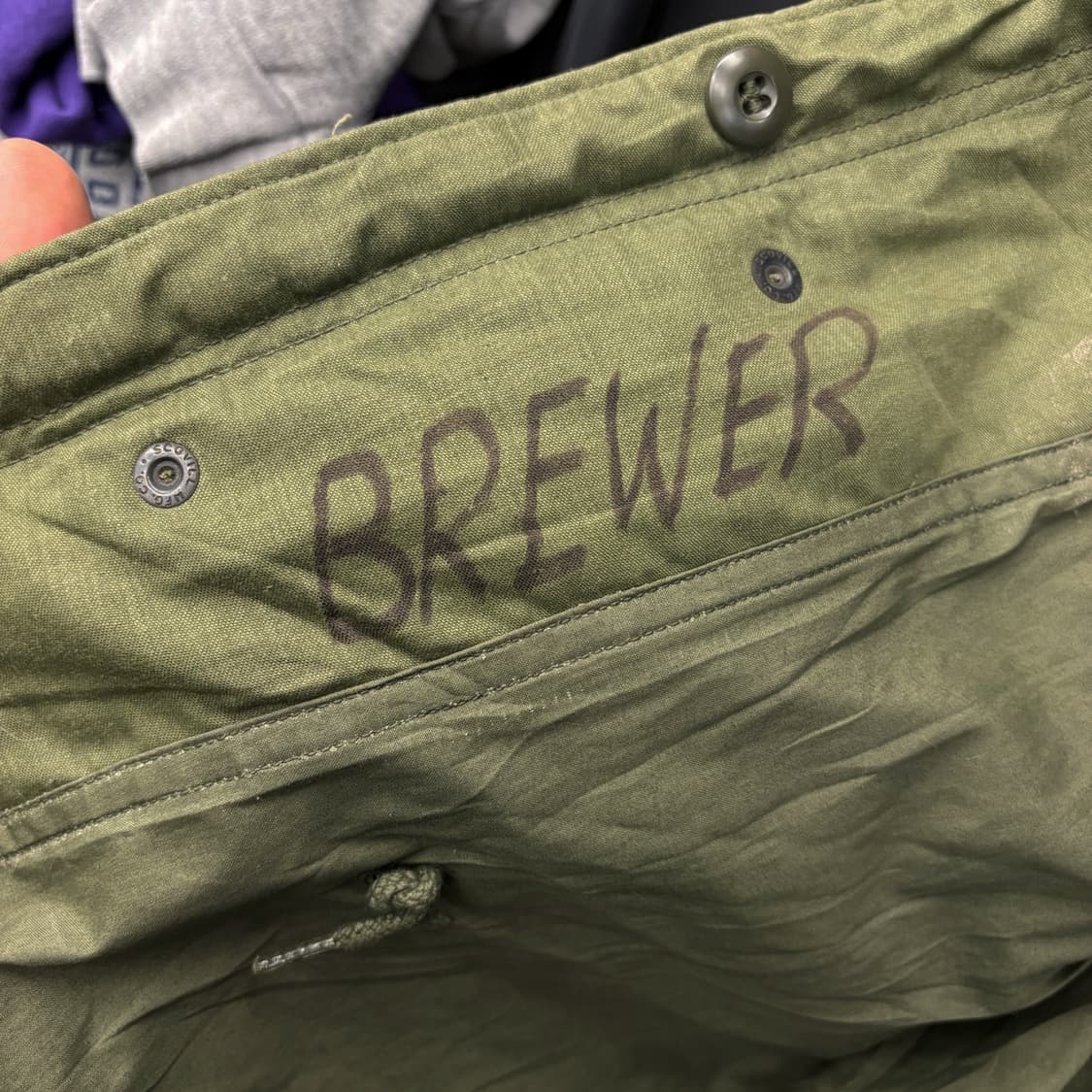 70s 오리지날 미군 M-65 필드자켓 사파리 퍼티그 자켓 N481 상품이미지8