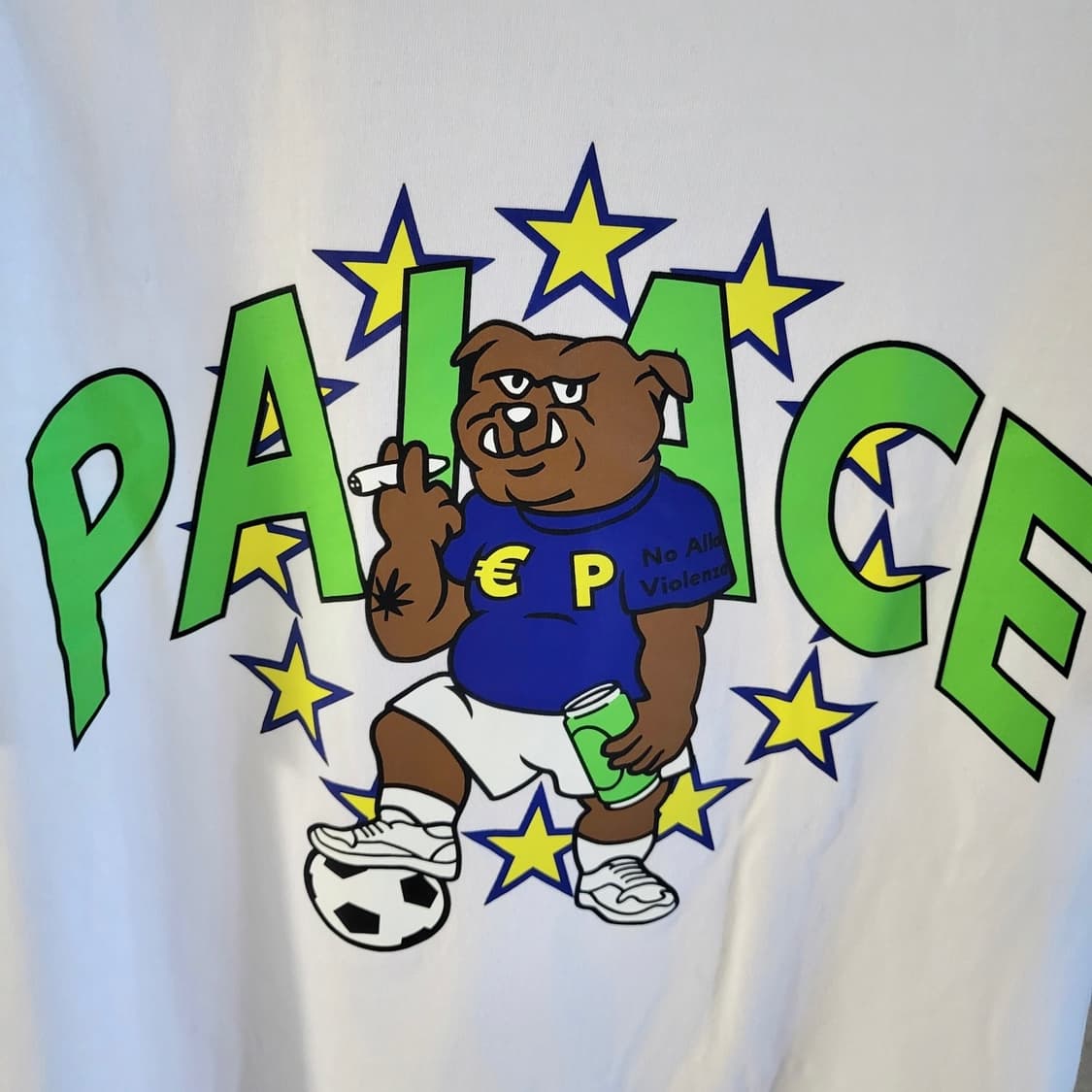 팔라스 압구정 불독 프린팅 반팔 티셔츠 상품이미지2