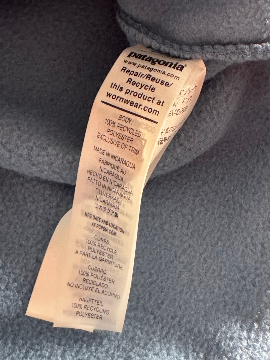 [L] 파타고니아 신칠라 스틸블루 상품이미지4