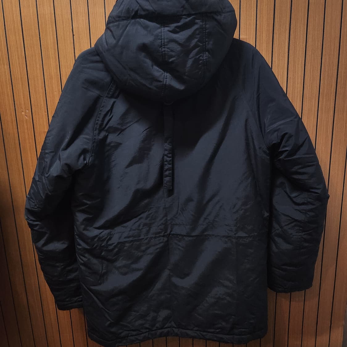 칼하트 블랙 후드 패딩 야상 자켓 상품이미지2