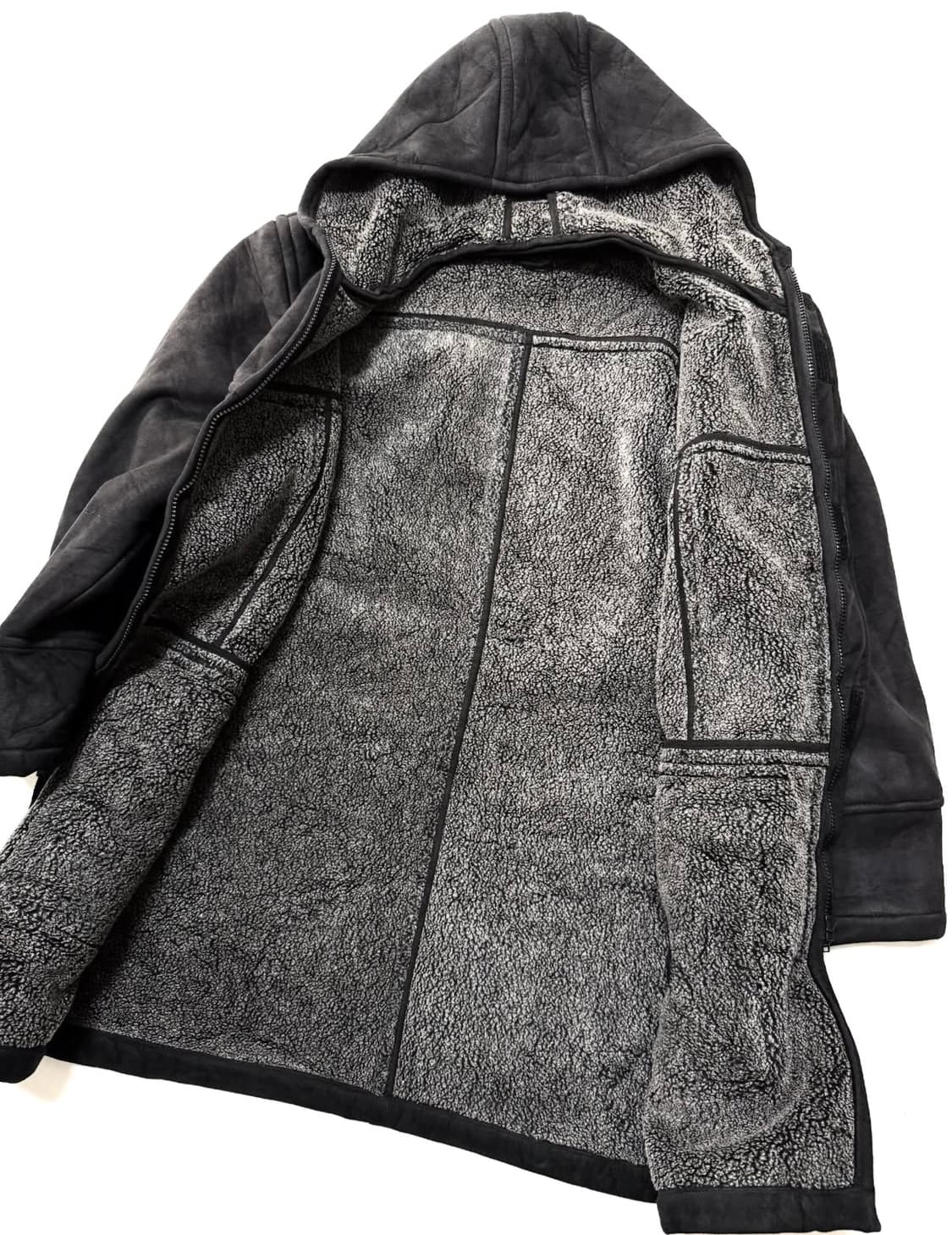 Fbiturbo - 무통 후디드 코트 상품이미지3