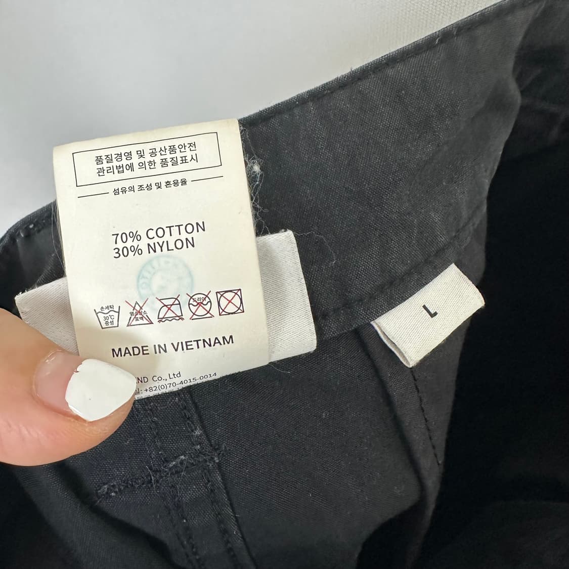 디스이즈네버댓 남성 춘추 주머니 면바지 블랙 L  상품이미지9