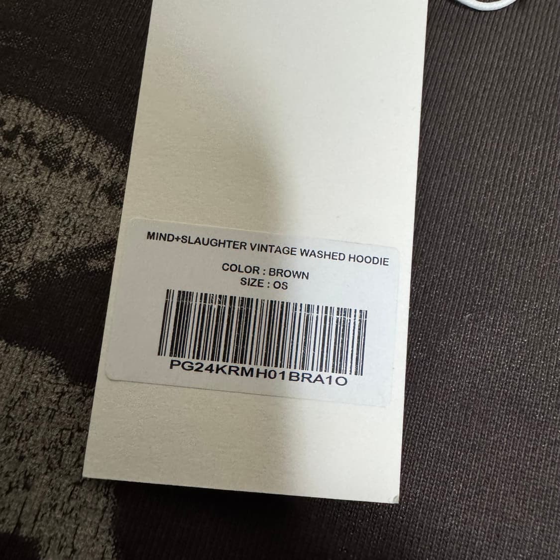 프로젝트GR 마인드 슬러터 후드 브라운 상품이미지5