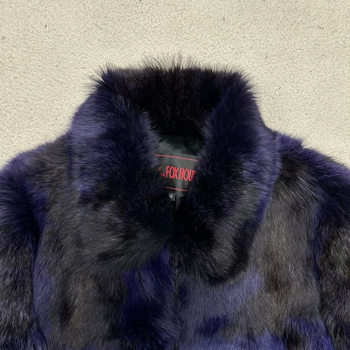 폭스하운드 레오파드 모피 코트 양가죽 66 상품이미지3