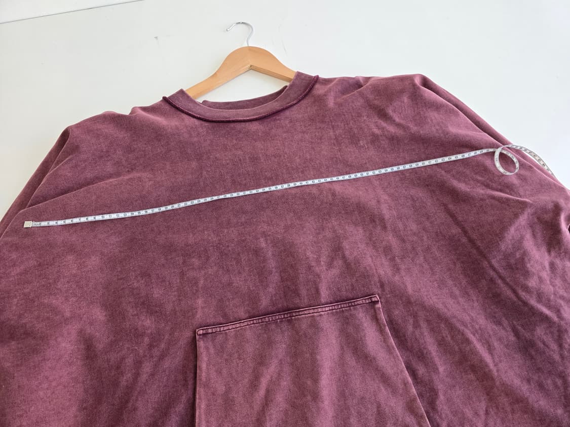 산쿠안즈 워시드 스웨트 셔츠 마살라 레드 M 상품이미지5