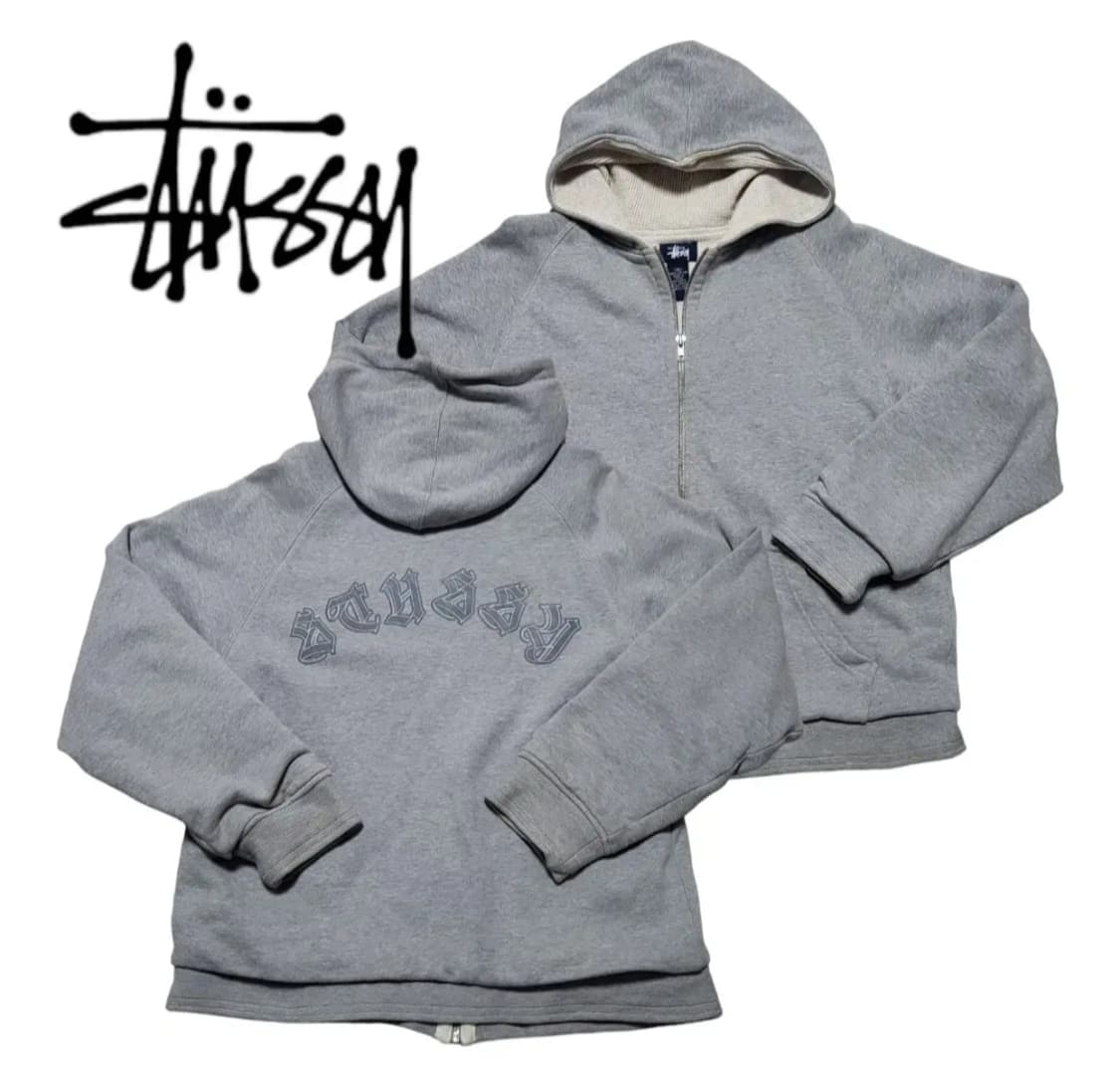 (M) 90s 스투시 후드집업 스투시 빅로고후드티 stussy  상품이미지1