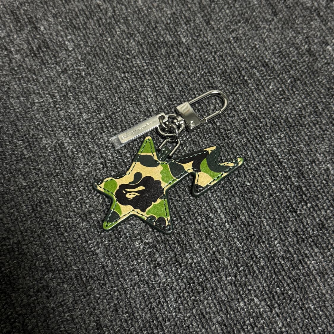 베이프 키링 (ABC 카모 스타 키체인 그린) 상품이미지1
