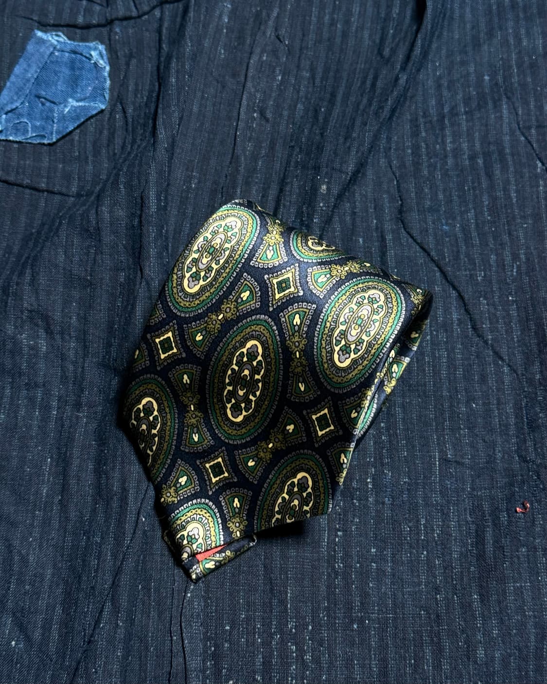 Sinsabang 플라워 패턴 실크 타이 상품이미지1