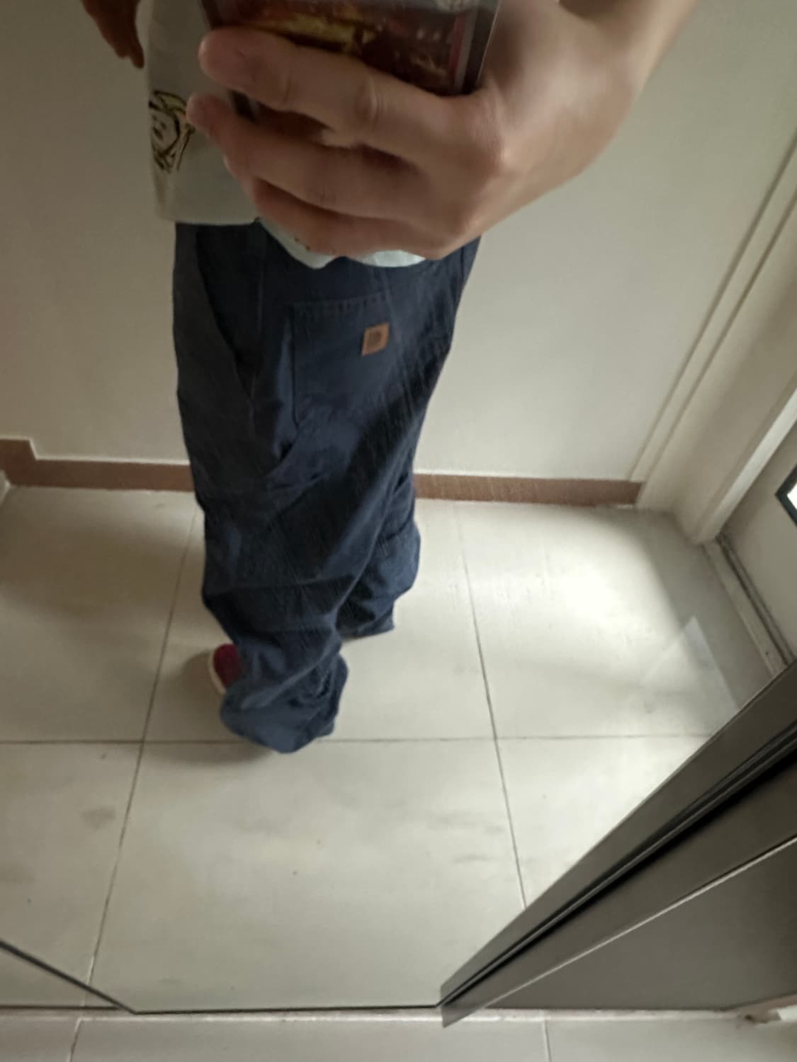 칼하트 덩가리핏 네이비 상품이미지1