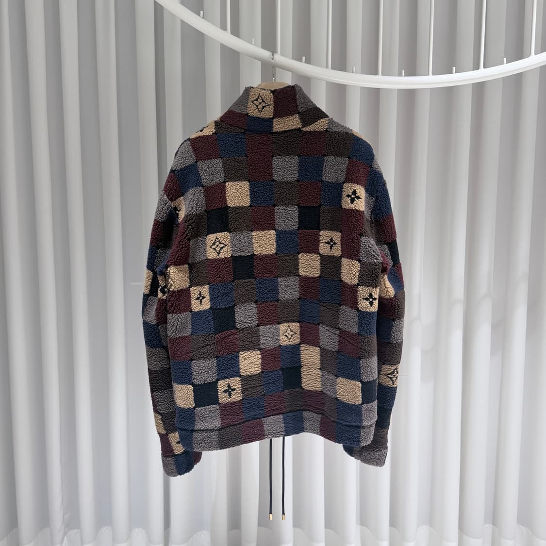 (A+/XL) / 루이비통 다미에 플리스 블루종  봄버 자켓 상품이미지4