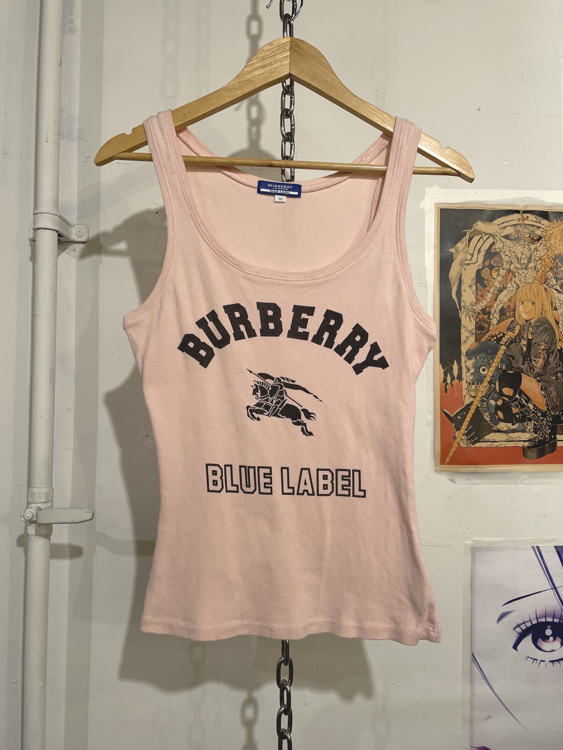 burberry 버버리 블루라벨 핑크 슬리브리스 상품이미지1