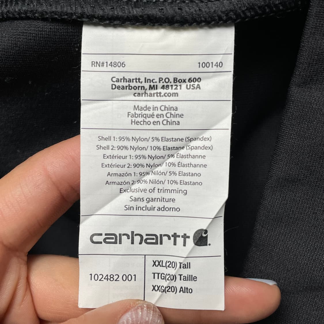 CARHARTT 칼하트 블랙 유틸리티 기능성 워크팬츠 A01126 상품이미지10