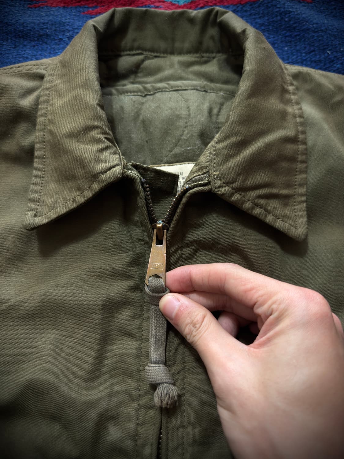 오리지널 미군 80s 밀리터리 cvc 탱커자켓 상품이미지8