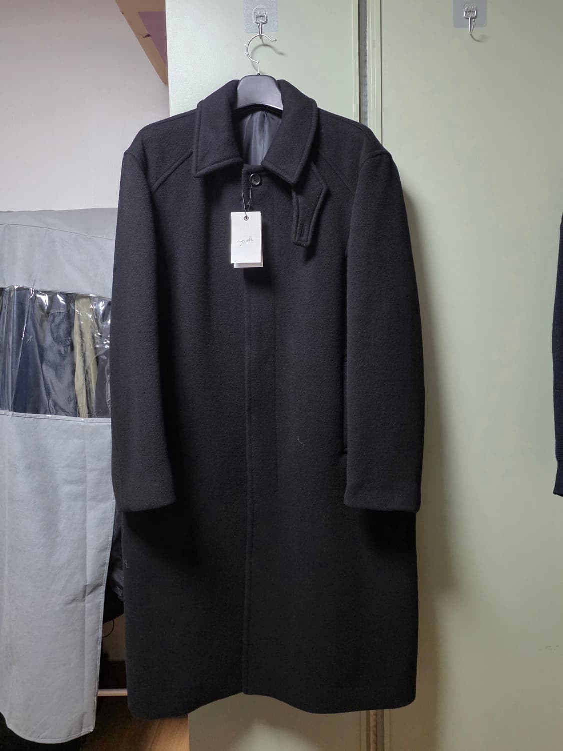 (새상품) 유스 23FW 맥코트 블랙 M 상품이미지1