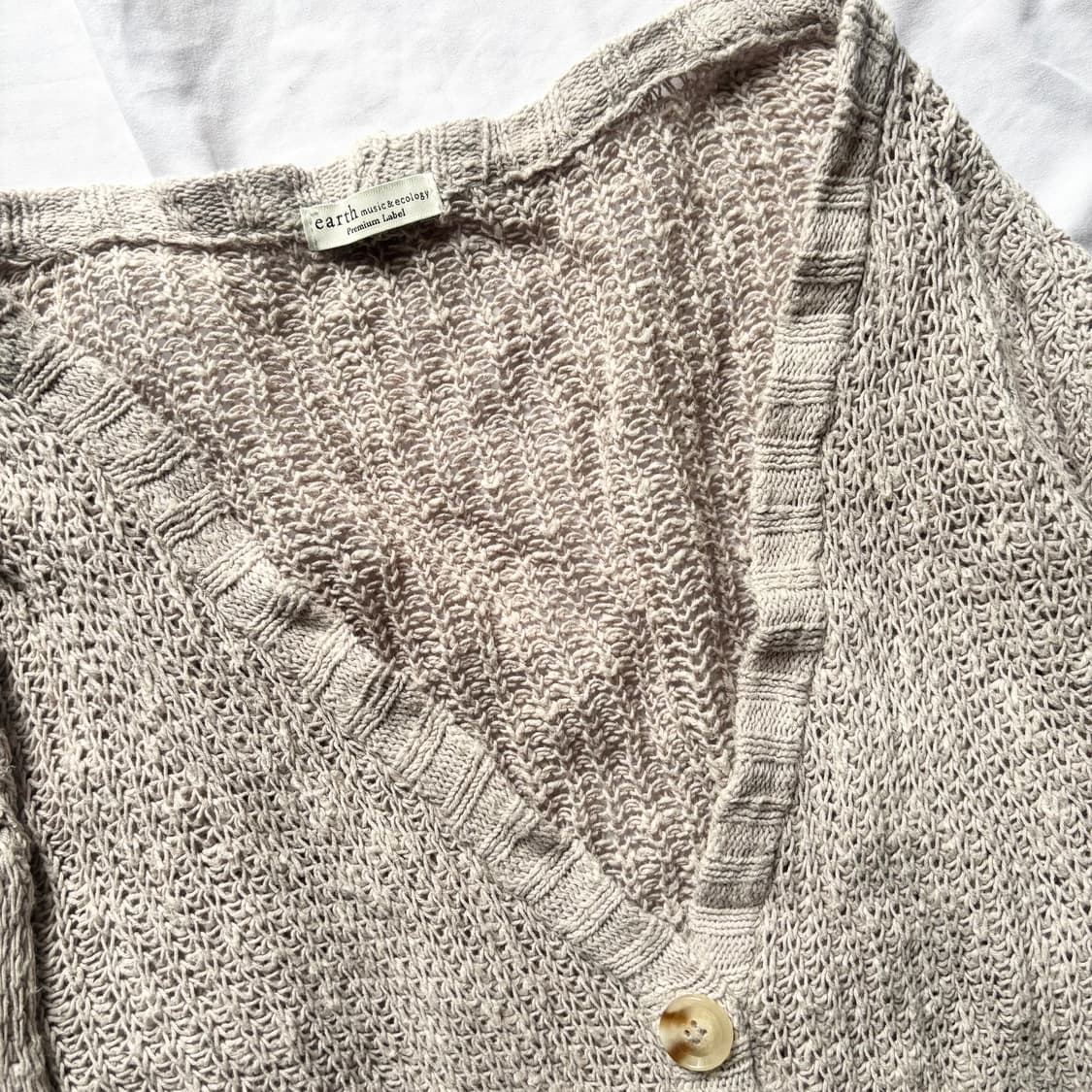 빈티지 어스뮤직 하구미 모리 여름 가디건 상품이미지2