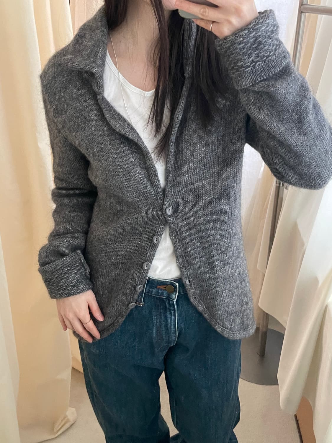 vintage mohair blend cardigan 상품이미지10