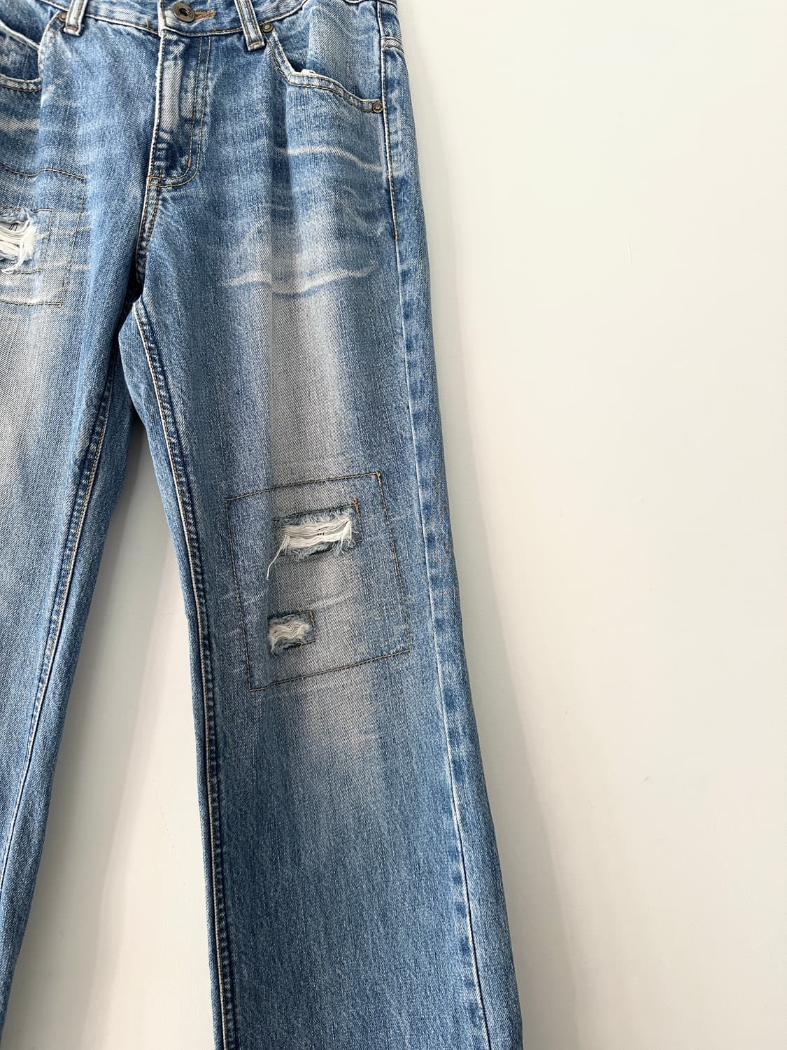 LEE destroyed patch denim pants 상품이미지2