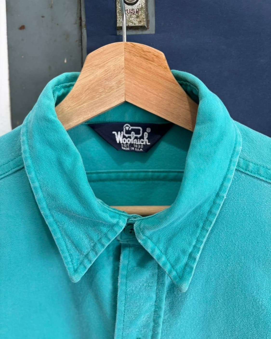 90s Woolrich Haevy Cotton Shirt 상품이미지3