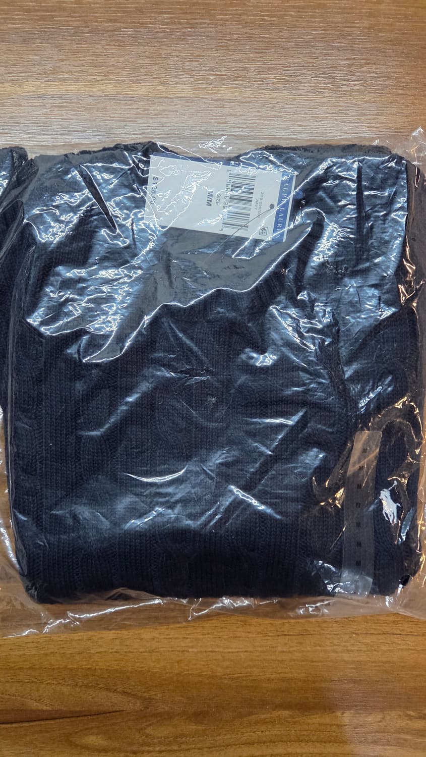 (새상품/정품)폴로 여성 케이블 니트 반팔M 상품이미지1