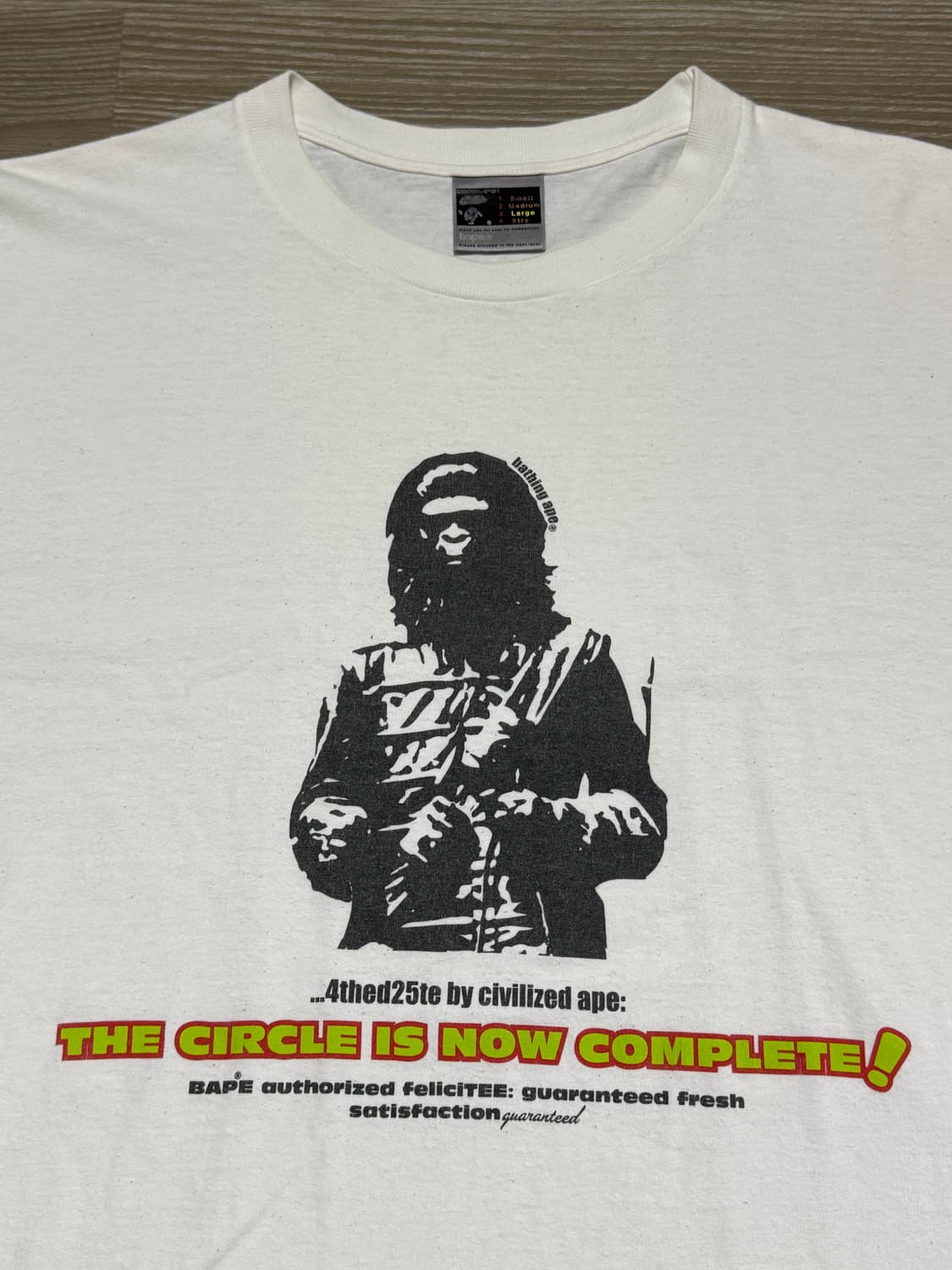 올드 베이프 아카이브 반팔 티셔츠 L (혹성탈출) 상품이미지6