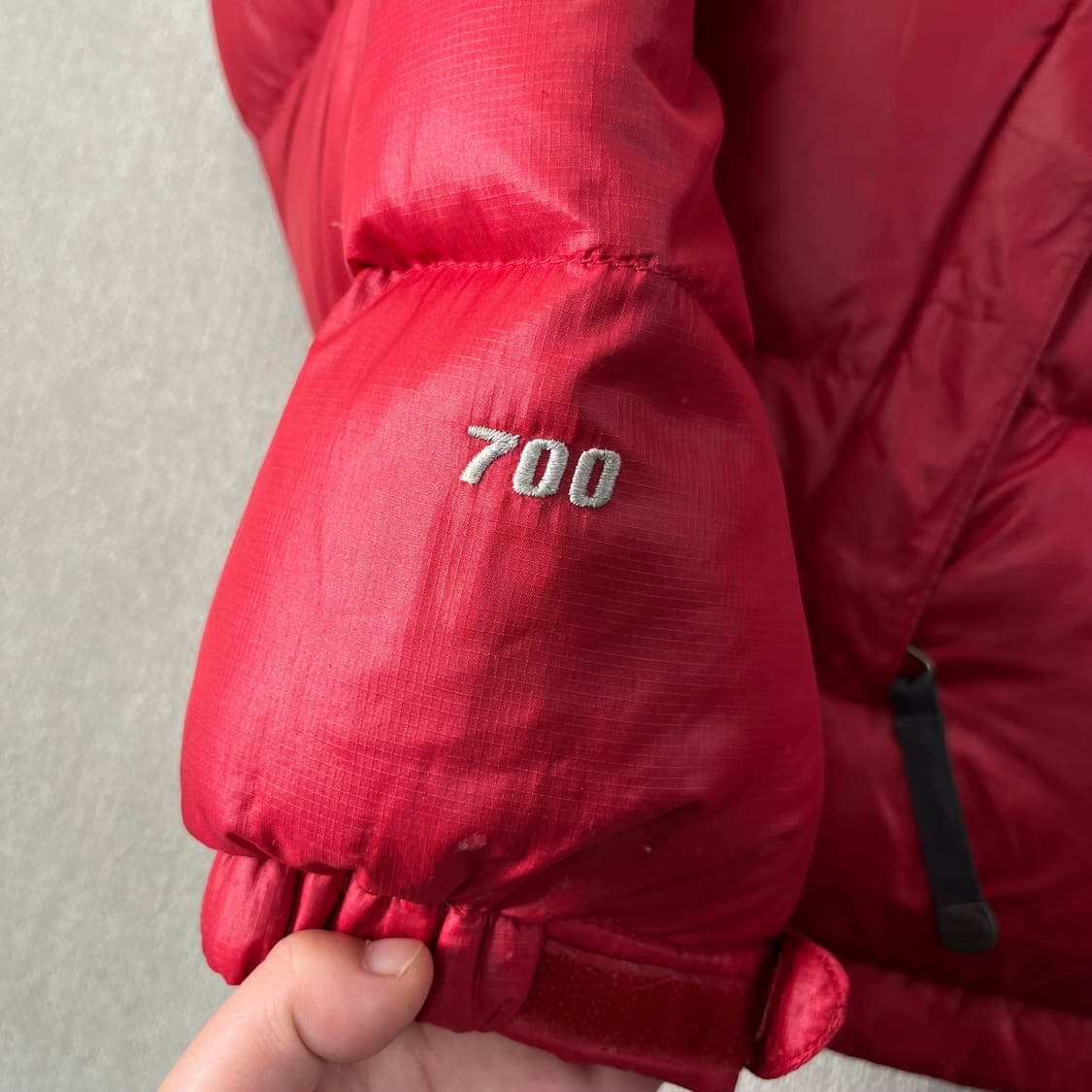95 노스페이스 눕시 1996 레드 700 패딩 상품이미지5