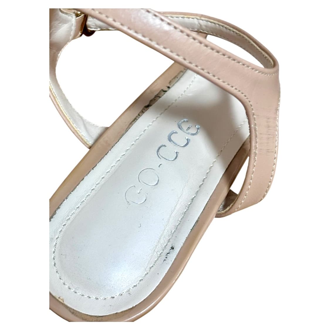 [240] 고세 GO CCE 누드톤 스트랩 미들힐  상품이미지4