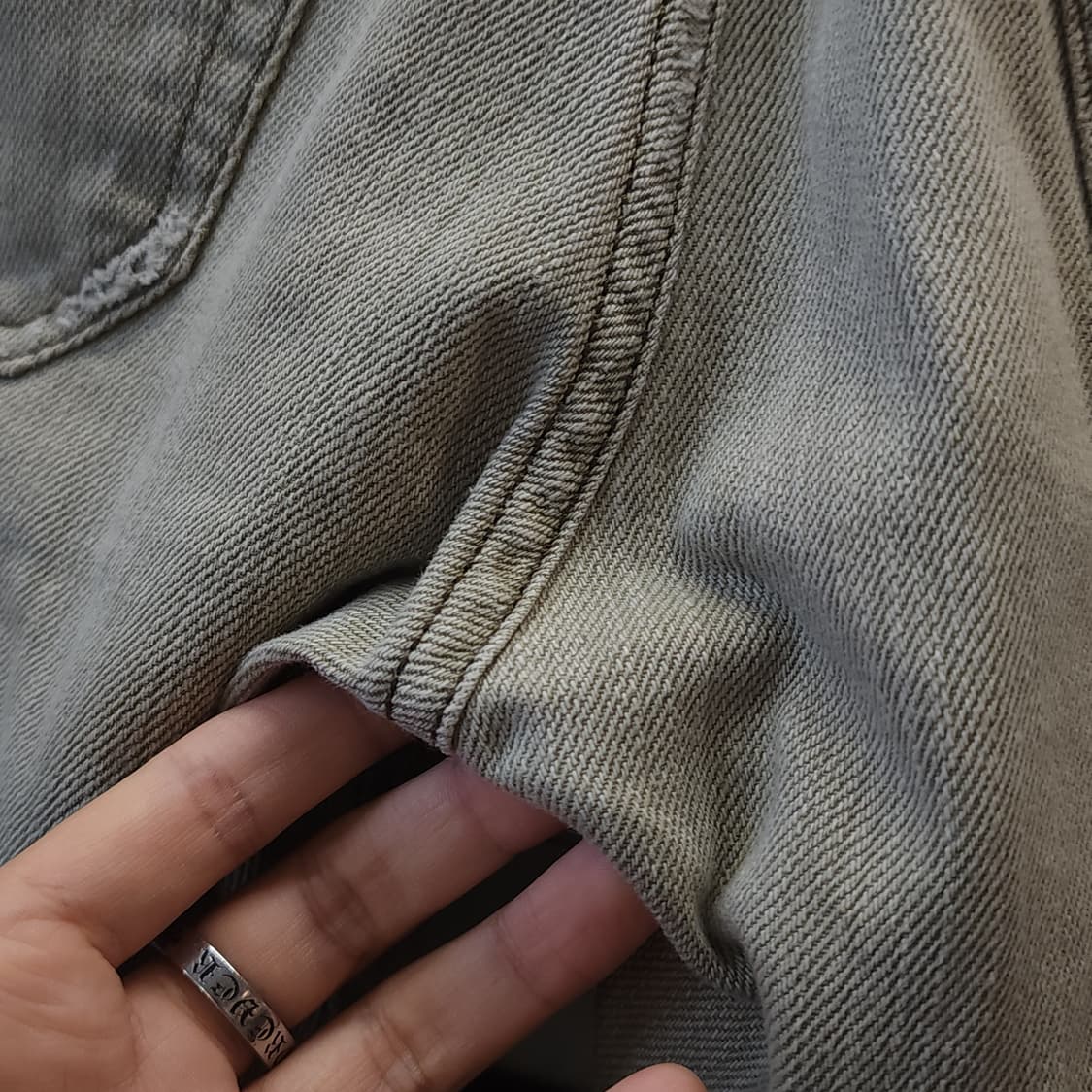 디젤 헤비코튼 코튼 팬츠 워크팬츠 페인팅 커스텀 33 상품이미지8