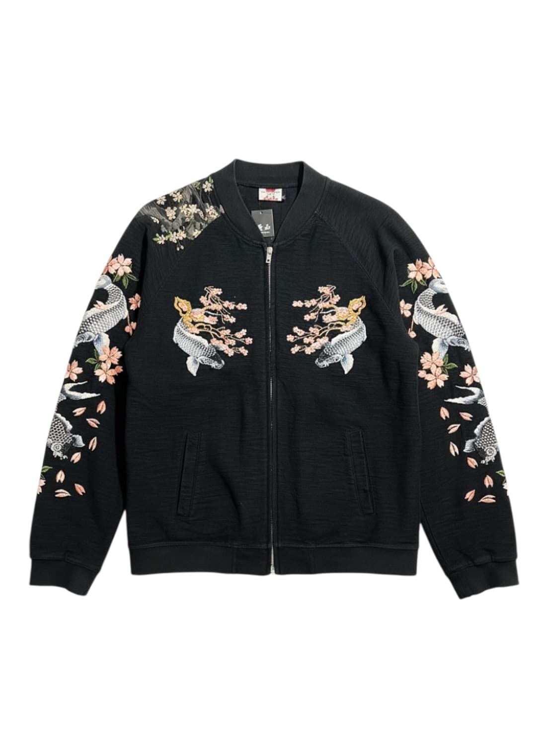 Script 花旅楽団 Oriental Koi x Sakura Zipup  상품이미지1