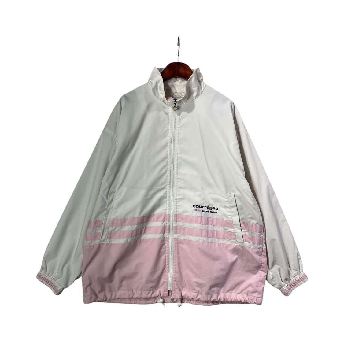 [Courreges] 90s 꾸레쥬 배색 로고 바람막이 자켓   상품이미지1
