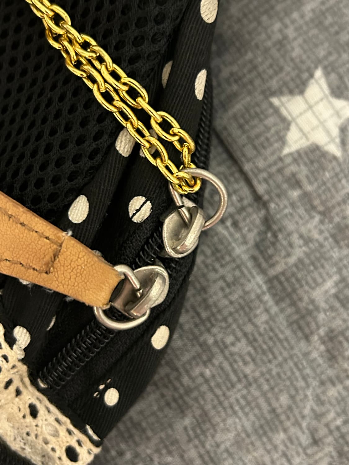 라떼갸루 키티 땡땡이 가방 상품이미지2