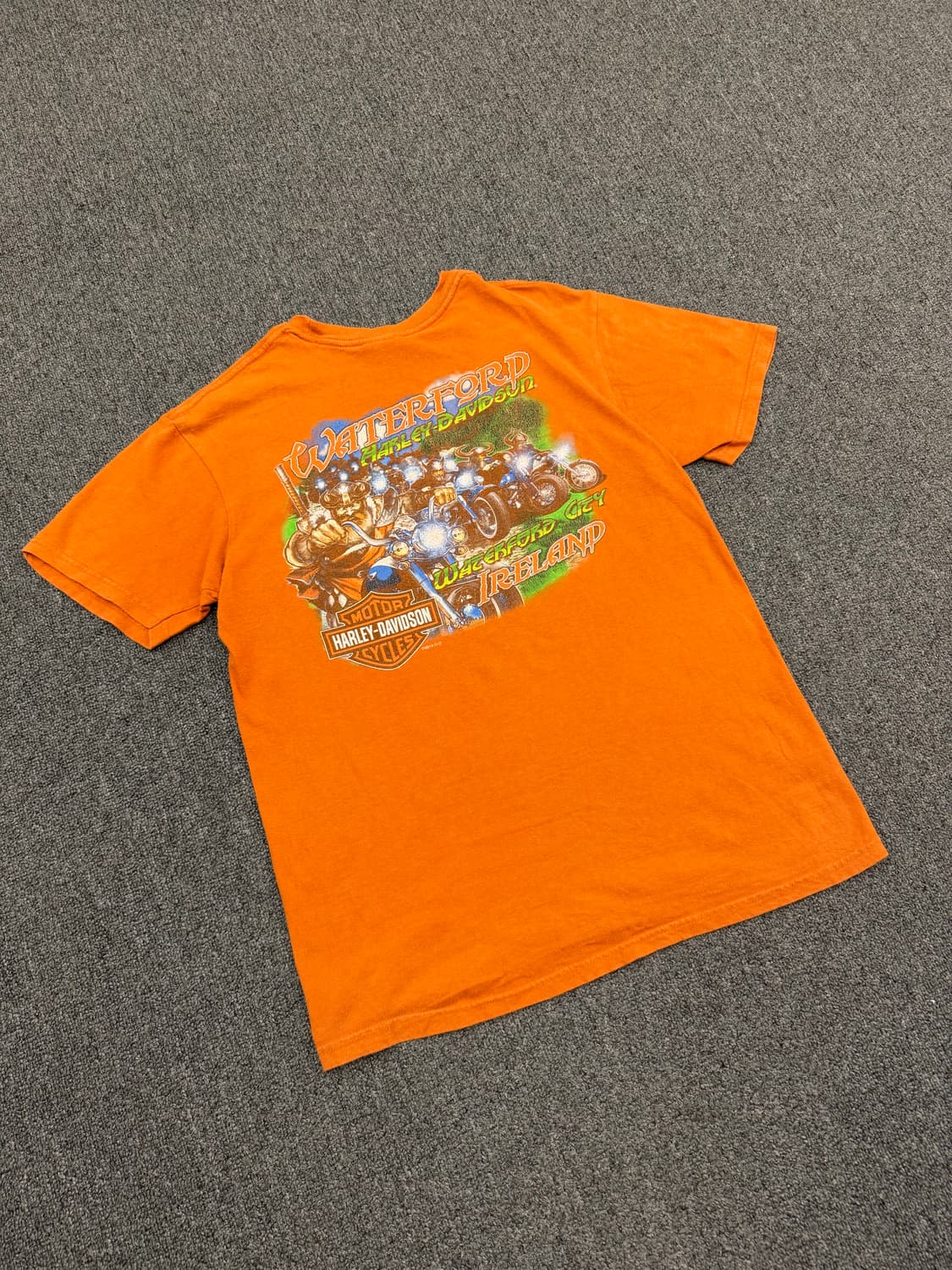 M) 할리데이비슨 빈티지 프린팅 반팔 티셔츠 상품이미지5