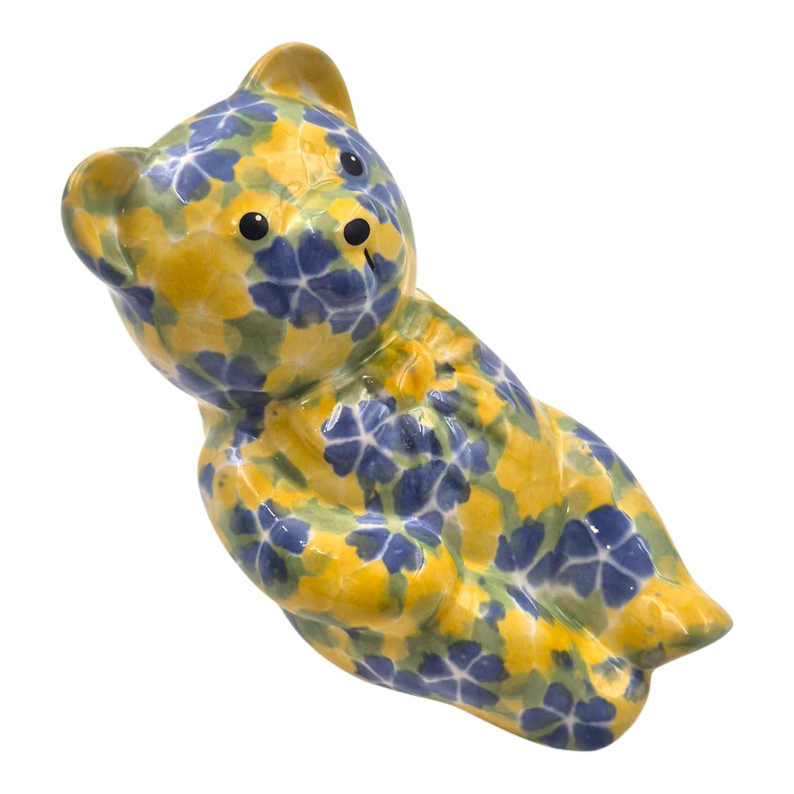 80s 영국 파크로즈 플로랄 테디베어 피겨린 상품이미지1