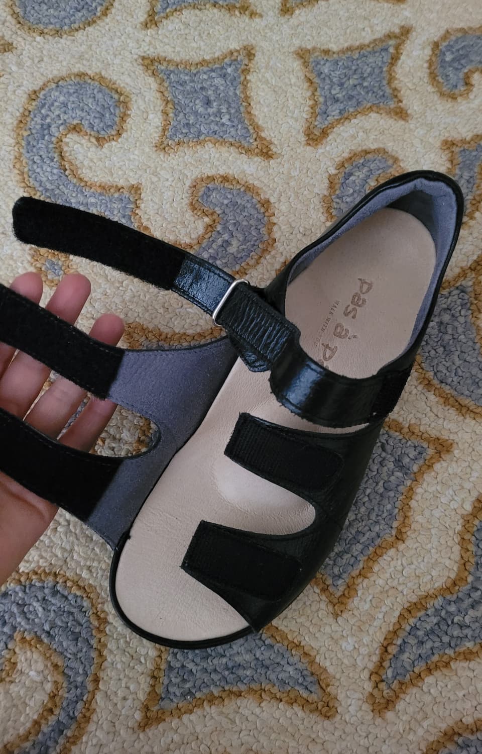 일본 pas a pas 여성용 벨크로 스트랩 샌들(225-230) 상품이미지7